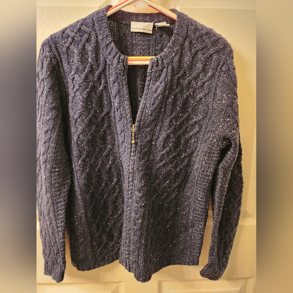 Navy Croft & Barrow Zip Up